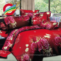 In stock good 3D 100% polyester bedding sets 6pcs